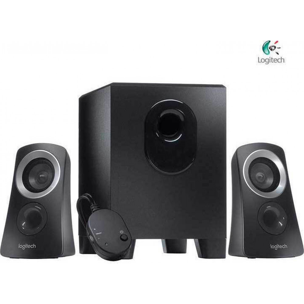 Logitech Z313 Ηχεία Υπολογιστή 2.1 με Ισχύ 25W σε Μαύρο Χρώμα