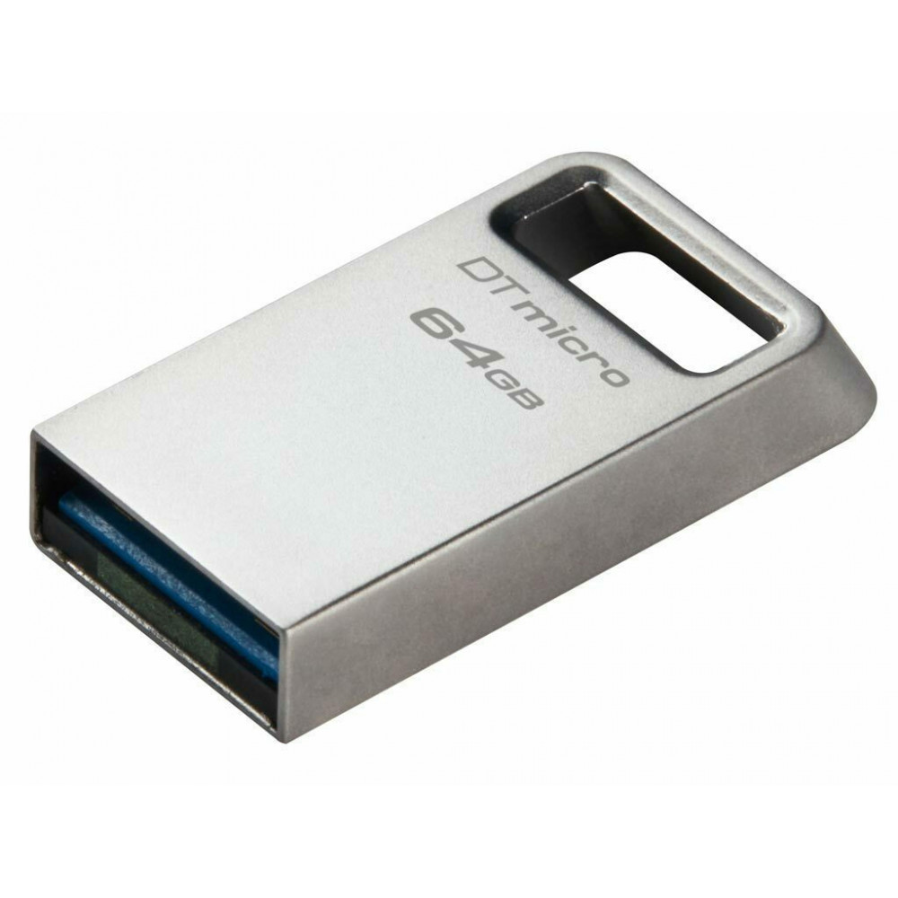 Kingston DataTraveler Micro Gen2 64GB USB 3.2 Stick Ασημί