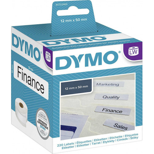 Dymo 99017 220 Αυτοκόλλητες Ετικέτες σε Ρολό για Εκτυπωτή Ετικετών 50x12mmΚωδικός: S0722460