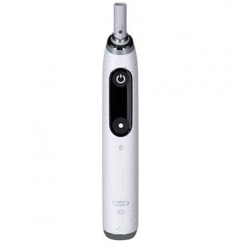 Braun iO Series 10 Ηλεκτρική Οδοντόβουρτσα με Χρονομετρητή, Αισθητήρα Πίεσης και Θήκη Ταξιδίου Stardust White