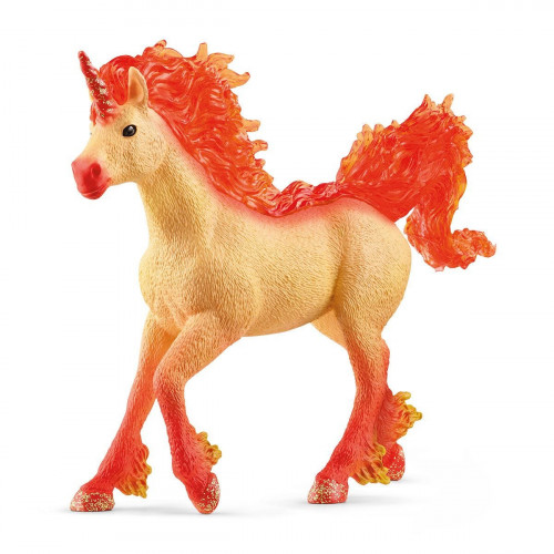 Schleich-S Παιχνίδι Μινιατούρα Bayala Elementa Fire Unicorn Stallion για 5-12 ΕτώνΚωδικός: 70756