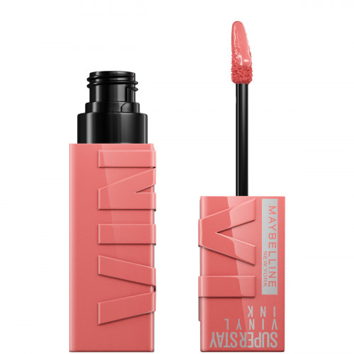 Maybelline Super Stay Vinyl Ink Long Lasting Liquid Κραγιόν Sheer 100 Charmed 4.2gr