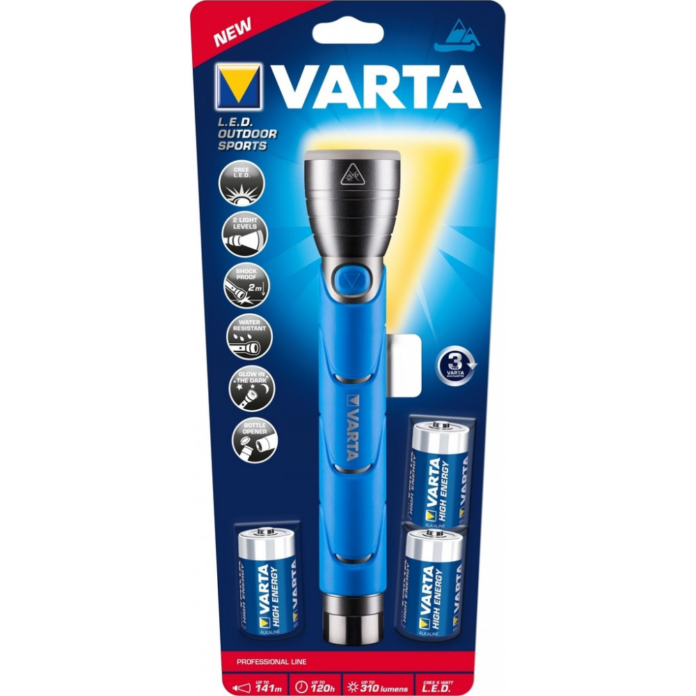 Varta LED Outdoor Sports Flashlight 3C