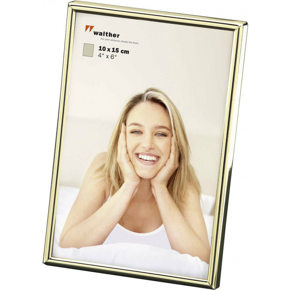 Walther Chloe       10x15 gold Portrait Frame    BF015G