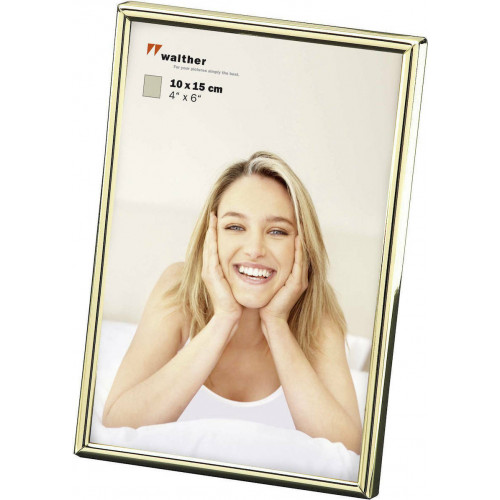 Walther Chloe       10x15 gold Portrait Frame    BF015G