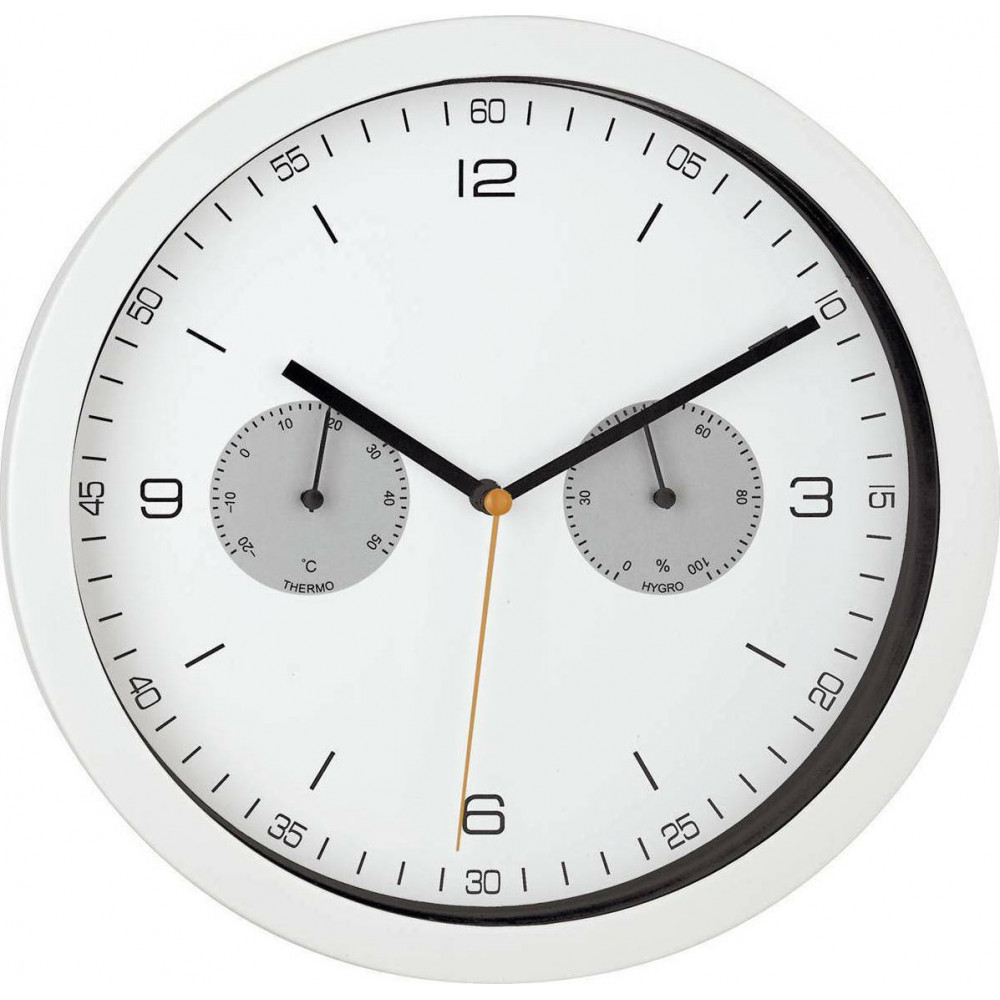 Mebus Radio Controlled Wall Clock Ρολόι Τοίχου Μεταλλικό 26cm