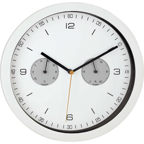 Mebus Radio Controlled Wall Clock Ρολόι Τοίχου Μεταλλικό 26cm