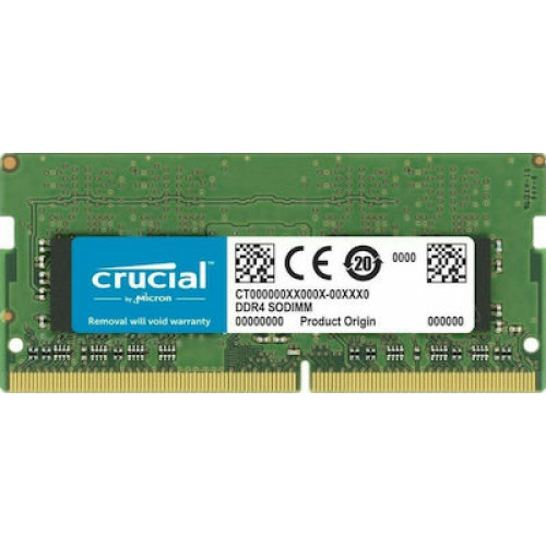 Crucial 16GB DDR4 RAM με Συχνότητα 3200MHz για LaptopΚωδικός: CT16G4SFRA32A