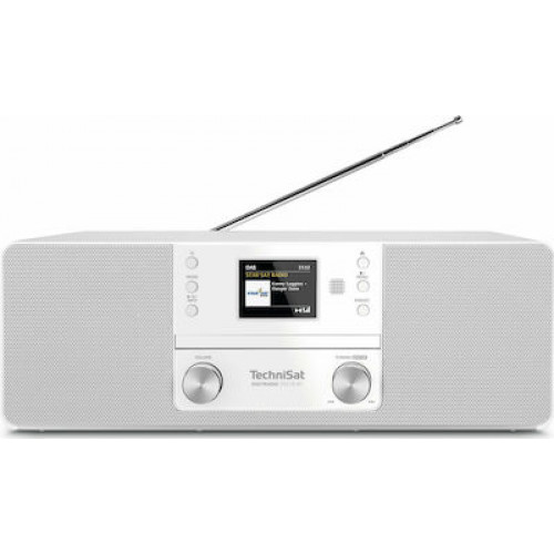 Technisat Ηχοσύστημα 2.0 DigitRadio 370 10W με CD Player και Bluetooth Λευκό