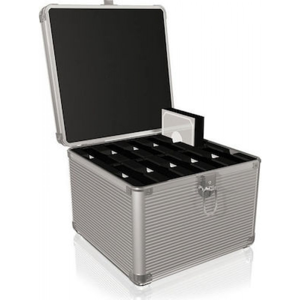 RaidSonic Icy Box IB-AC628 Θήκη Προστασίας Aluminium Protective Case For 10x 2.5/3.5-inch Ασημί (70628)