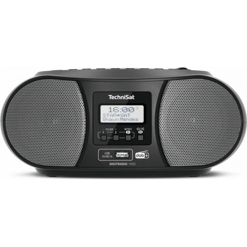 Technisat Φορητό Ηχοσύστημα Digitradio 1990 με CD / USB / Ραδιόφωνο σε Μαύρο ΧρώμαΚωδικός: 0000/3952