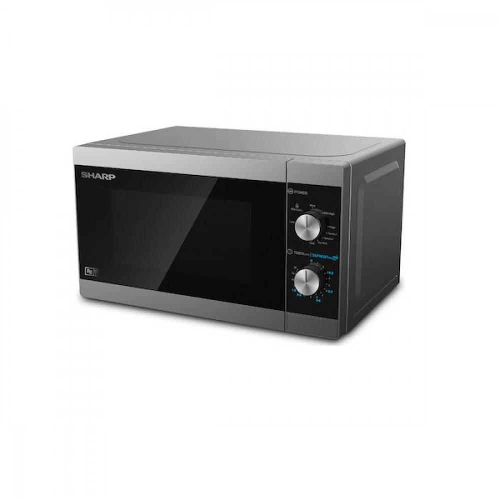 Sharp YC-MG01E-S Φούρνος Μικροκυμάτων με Grill 20lt Γκρι
