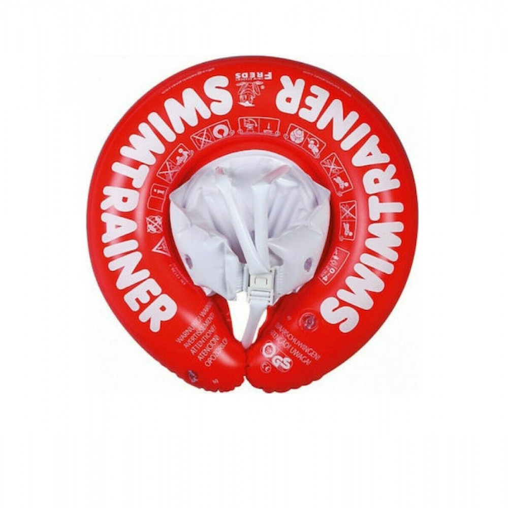 Freds Swim Academy Βρεφικό Σωσίβιο Swimtrainer για 3 Μηνών έως 4 Ετών Κόκκινο