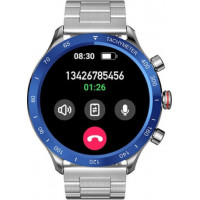 Riversong Motive 9 Max Smartwatch με Παλμογράφο (Ασημί)