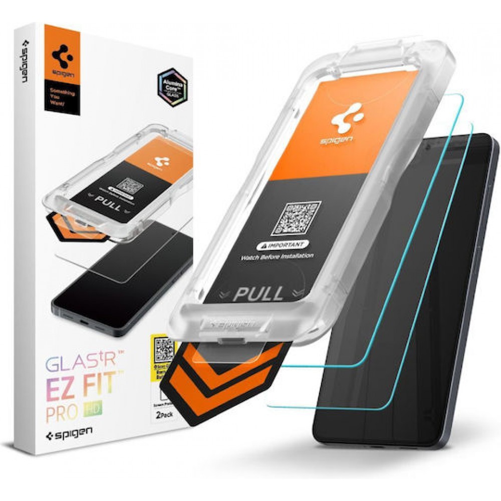 Spigen Glas.tr Ez Fit Pro HD 2.5D Full Glue Tempered Glass 2τμχ (Galaxy S26)