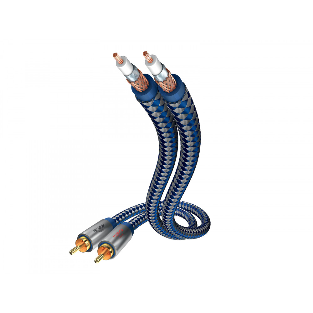 in-akustik Premium Y Subwoofer Cable Cinch - 2x Cinch 3,0 m