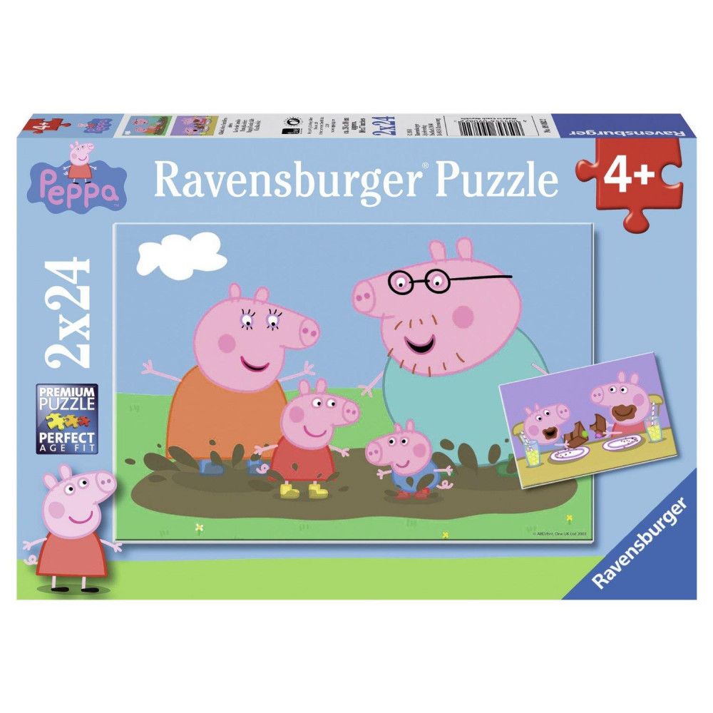 RAVENSBURGER PUZZLE - PEPPA PIG (2x24pcs.) (09082)