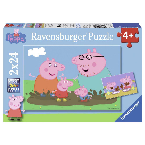 RAVENSBURGER PUZZLE - PEPPA PIG (2x24pcs.) (09082)