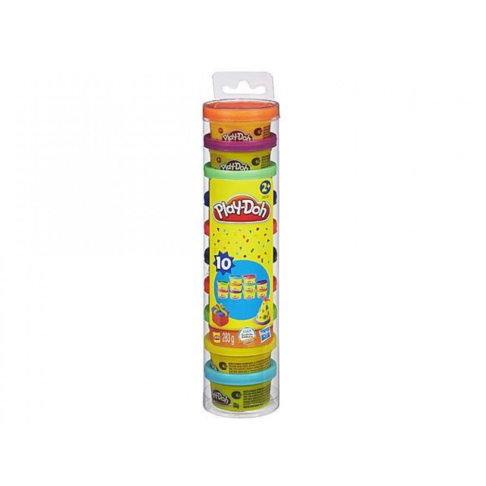 HASBRO PLAY-DOH PARTY PACK MINI TUBES (10pcs) (22037)