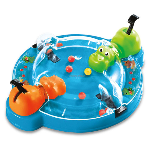 HASBRO HUNGRY HIPPOS GRAB & GO - BOARD GAME IN GREEK (B1001)