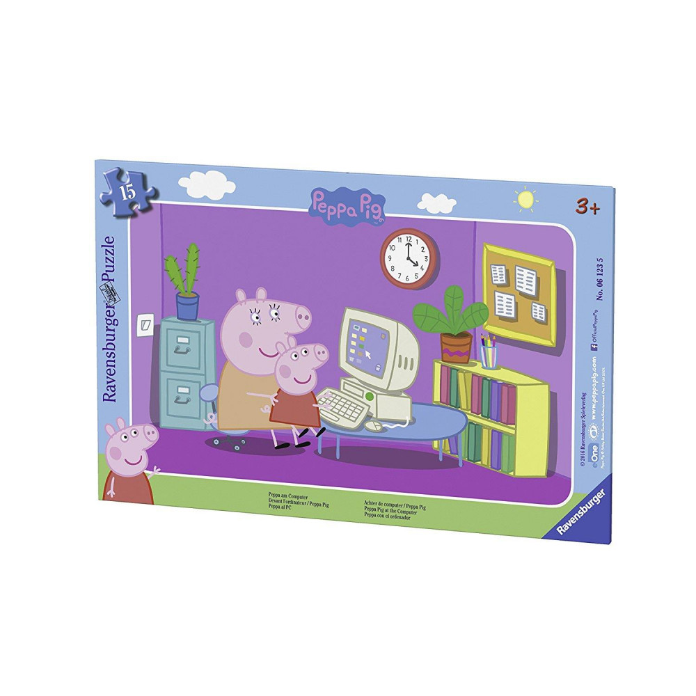 RAVENSBURGER FRAME PEPPA THE PING (15pcs.) (06123)