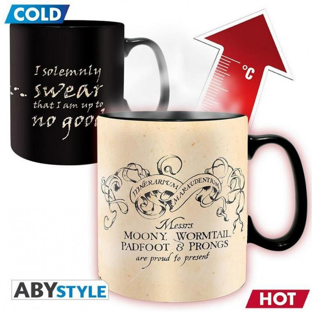 HARRY POTTER - MARAUDER 460ml HEAT CHANGE MUG (ABYMUG301)
