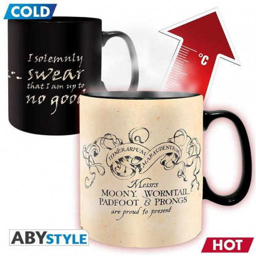 HARRY POTTER - MARAUDER 460ml HEAT CHANGE MUG (ABYMUG301)