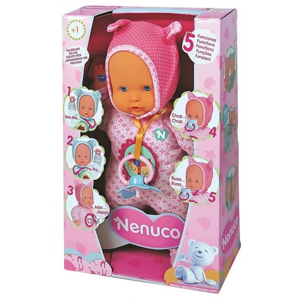 Giochi Preziosi Μωρό Κούκλα Nenuco Soft Doll για 1 Ετών 30 εκ.