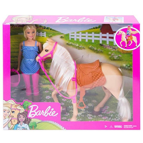 Mattel Barbie & Horse (FXH13)