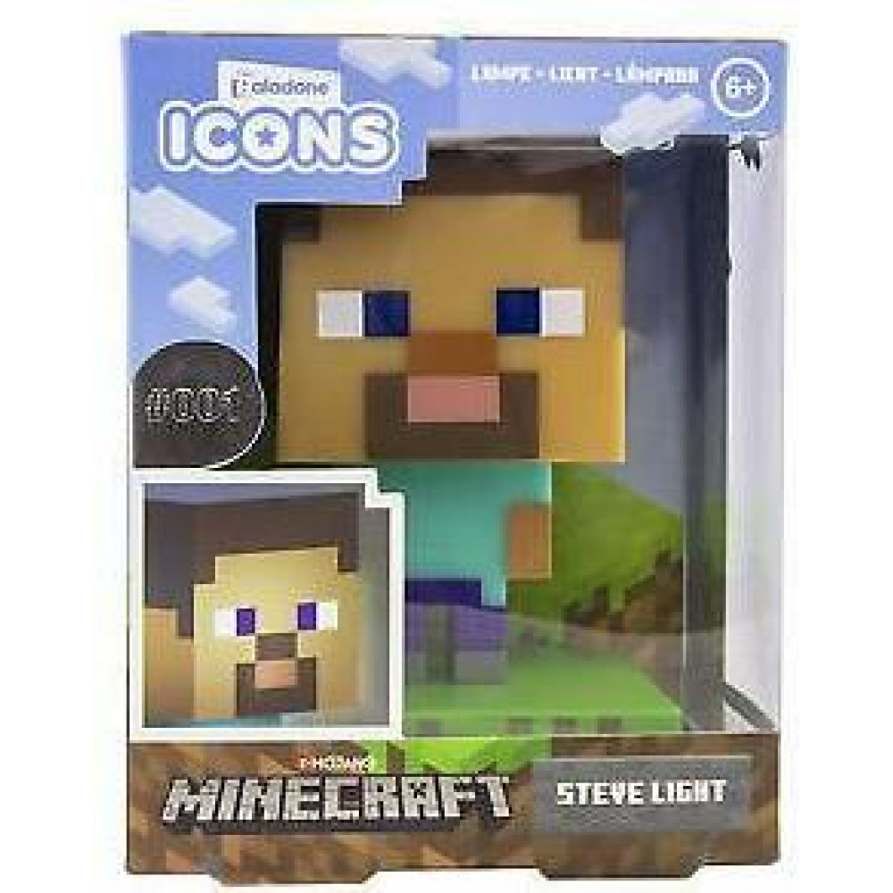 Paladone Minecraft: Steve Icon Light BDP (PP6594MCFV2)