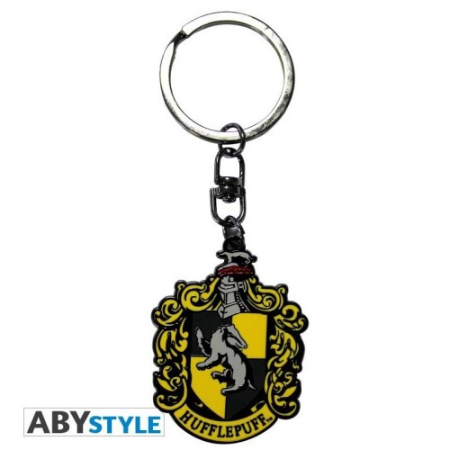 Abysse Harry Potter - Hufflepuff Metal Keychain (ABYKEY159)