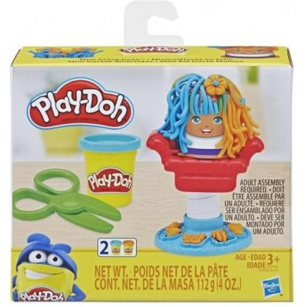 Hasbro Play-Doh Πλαστελίνη - Παιχνίδι Barbershop για 3+ Ετών, 2τμχ