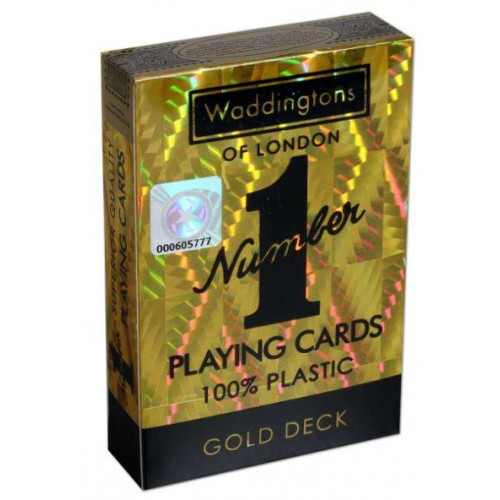 Winning Moves: Waddingtons No.1 - Gold Playing Cards (029391)