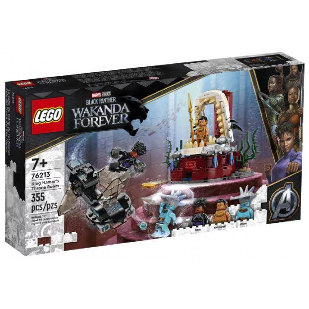 LEGO® Marvel Black Panther Wakanda Forever: King Namors Throne Room (76213)