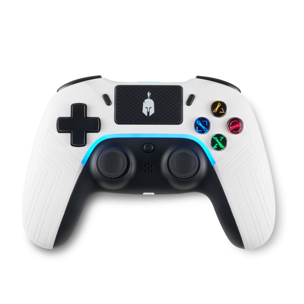 Spartan Gear Aspis 4 Ασύρματο Gamepad για PS4/PC (White)