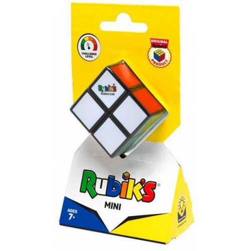 Spin Master Rubik’s Cube: 2x2 Classic Colour-Matching Puzzle - Pocket Size (6064345)