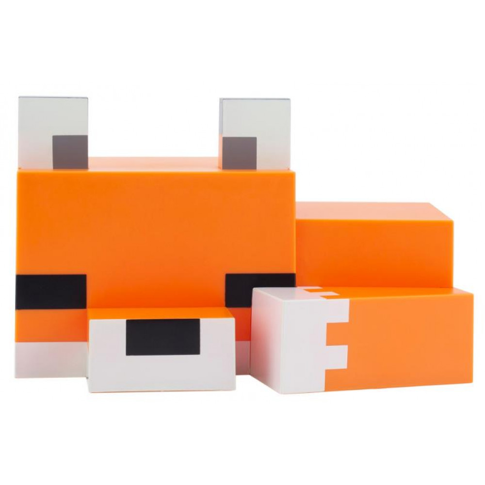 Paladone Minecraft - Fox Light (PP9472MCF) powered by USB cable or batteries (batteries not included).
