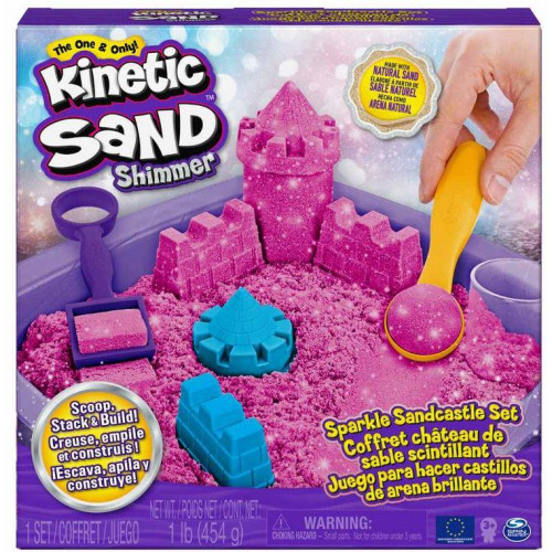 Spin Master Kinetic Sand: Shimmer Sand:box Set Pink (6063520)