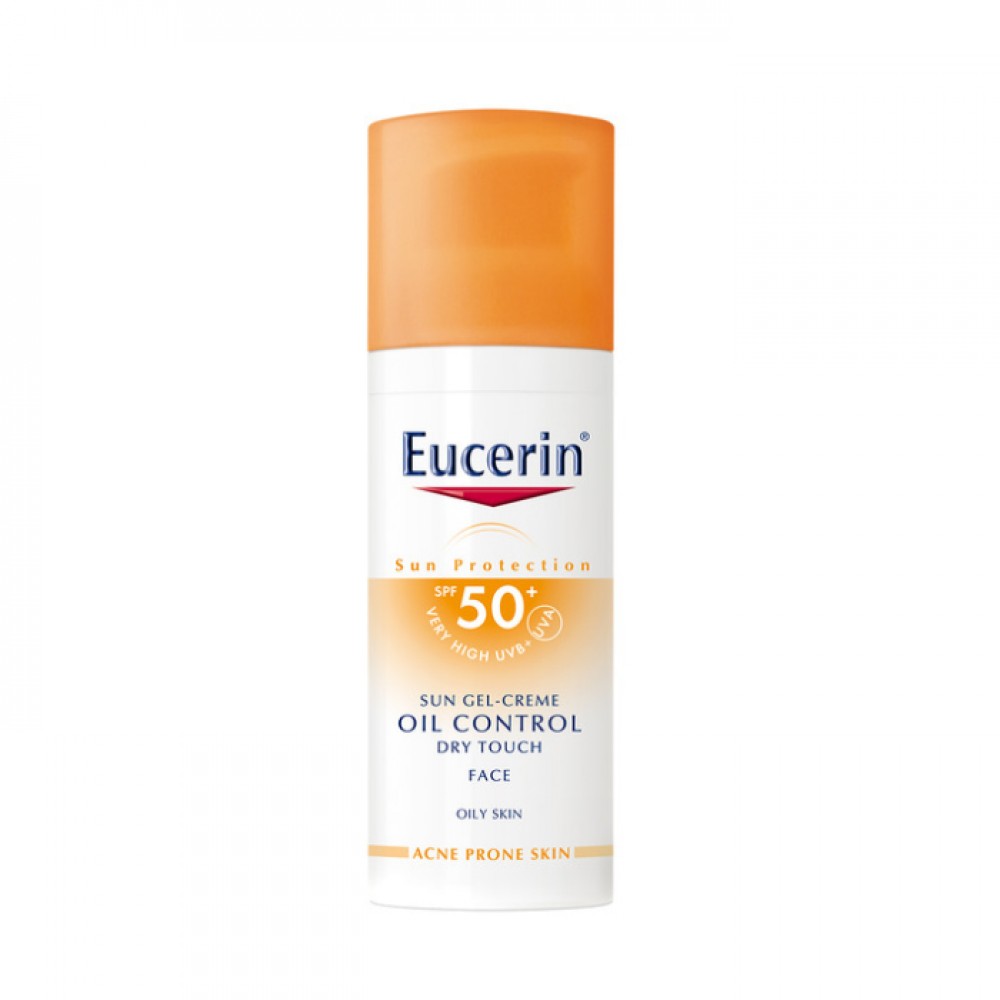Eucerin Sun Protection Αντηλιακό Gel Προσώπου SPF50 50ml