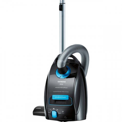 Siemens Q5.0 Extreme Silencepower Ηλεκτρική Σκούπα 850W με Σακούλα 4.5lt Μαύρη