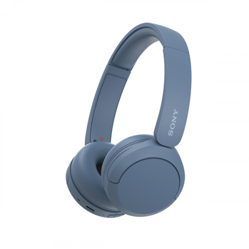 Sony WH-CH520 Ασύρματα / Ενσύρματα On Ear Ακουστικά με 50 ώρες Λειτουργίας και Quick Charge Μπλε WH-CH520L