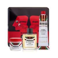 Proraso Pre-Shave Σετ Περιποίησης για Γένια Prima e Dopo με Sandalwood Pre-shave Cream 100ml, Shaving Cream 150ml, After Shave Lotion 100ml