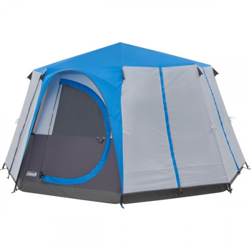 Coleman Octagon 8 Σκηνή Camping Μπλε με Διπλό Πανί 3 Εποχών για 8 Άτομα 396x396x225εκ. 2000030279