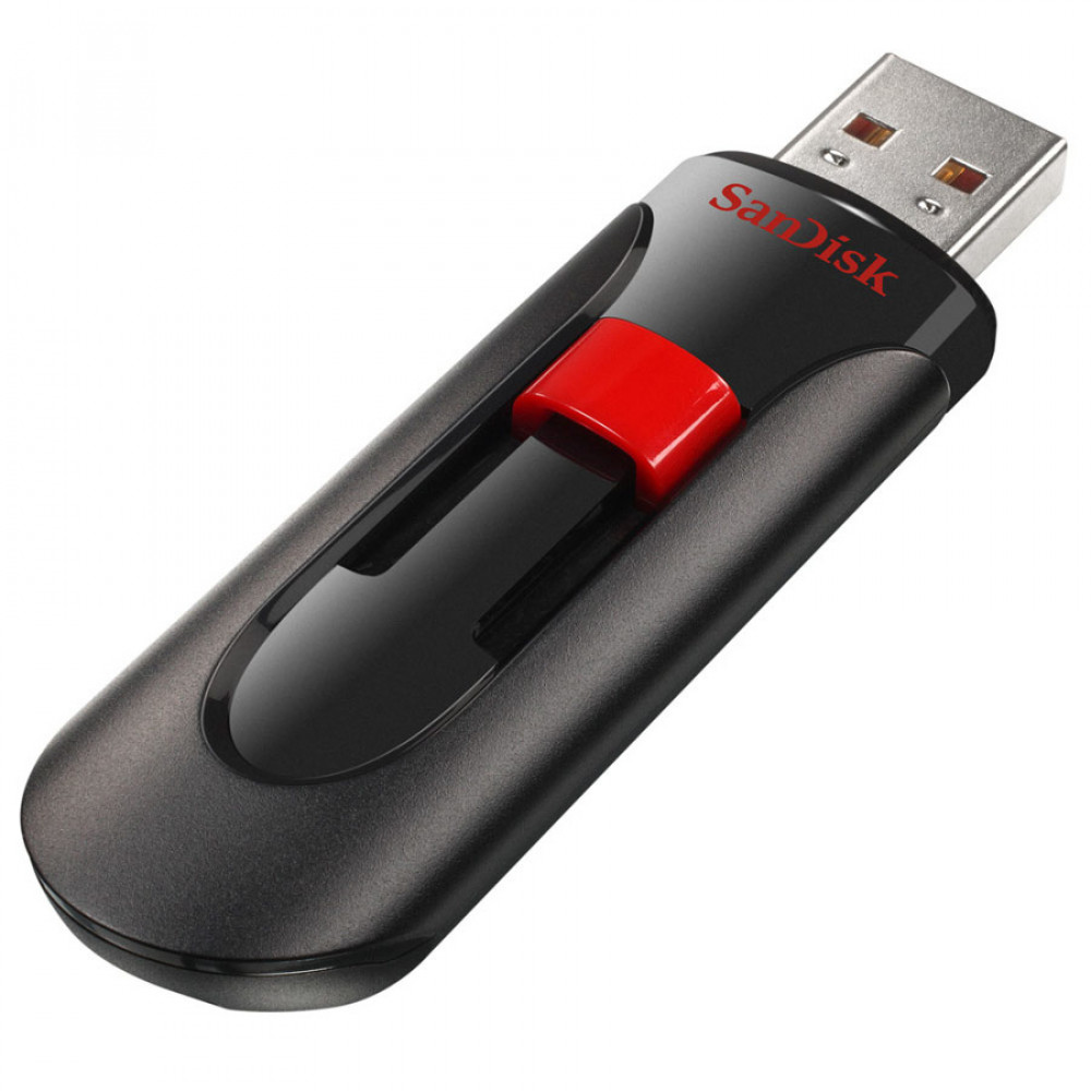 Sandisk Cruzer Glide 32GB USB 2.0 Stick Μαύρο