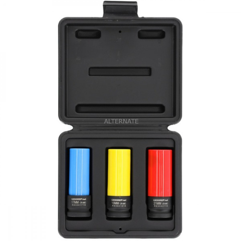 Gedore R63043003 Καρυδάκια Εξάγωνα Σετ 3300578 3τμχ