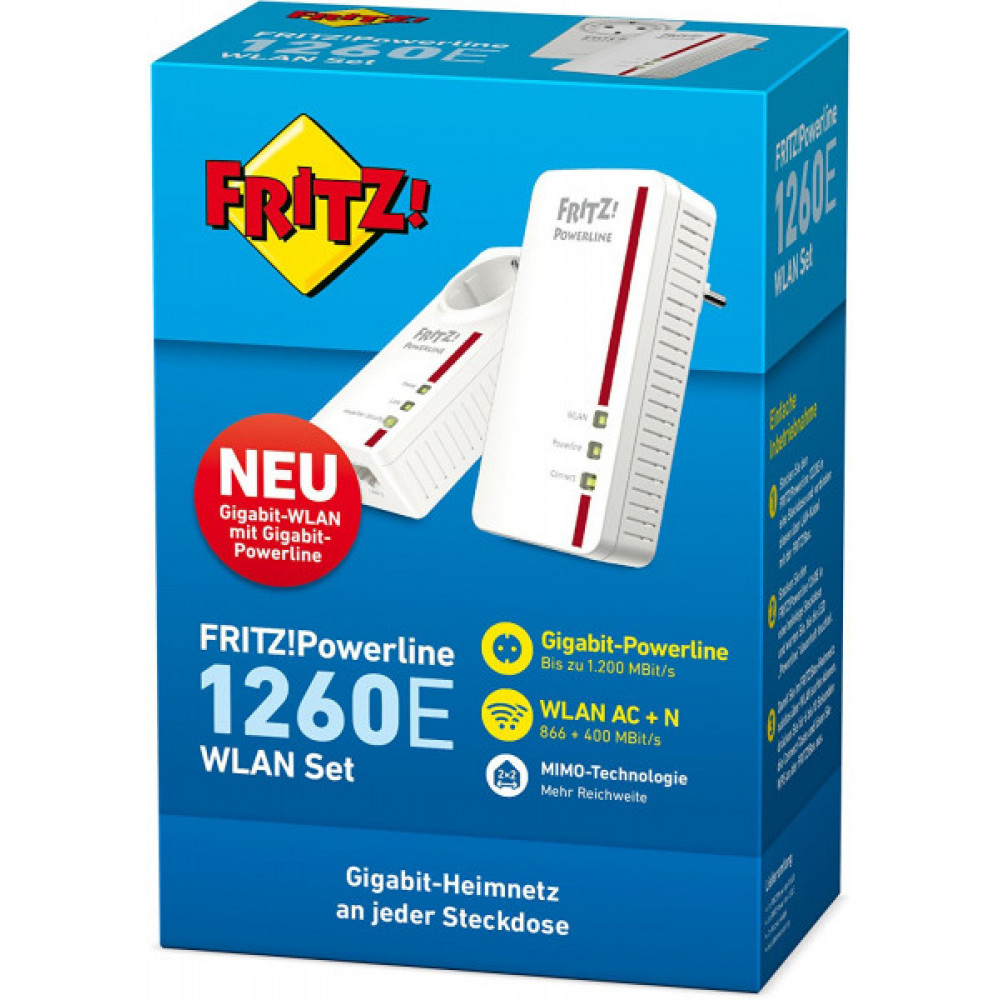 AVM Fritz!Powerline 1260E Set