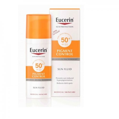 Eucerin Sun Fluid Pigment Control Αντηλιακή Λοσιόν Προσώπου SPF50 50ml
