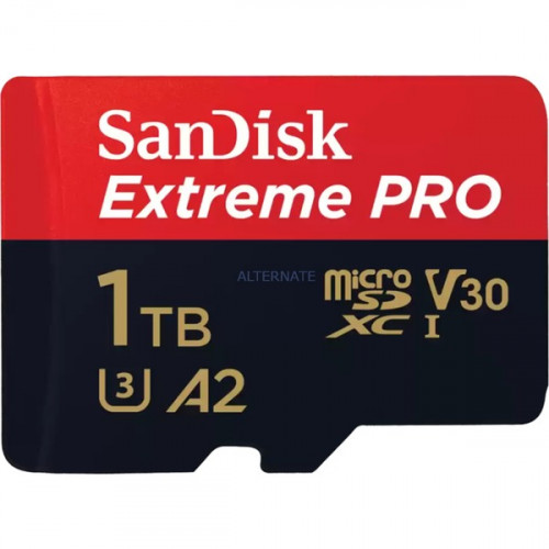 Sandisk Extreme Pro microSDXC 1TB U3 V30 A2 UHS-I με αντάπτορα 200MB/s