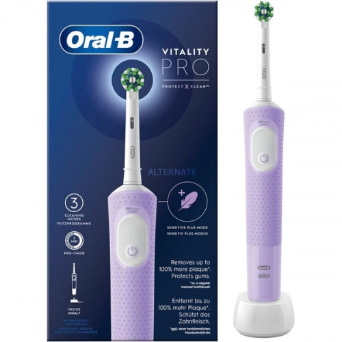 Braun Vitality Pro Ηλεκτρική Οδοντόβουρτσα με Χρονομετρητή Lilac Violet