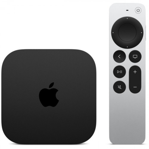Apple TV Box TV 4K (2022) 4K UHD με WiFi και 64GB Αποθηκευτικό Χώρο με Λειτουργικό tvOS και Siri